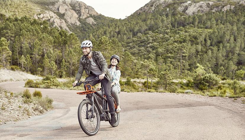 Mehr Bequemlichkeit und mehr Fahrspa&szlig;: Das sollen Federungssysteme am Fahrrad bieten - etwa am Vorderrad.
