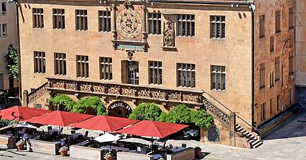 Im Rathaus Heilbronn geht man zuversichtlich in das neue Jahr.
Foto: Archiv/Seidel Im Rathaus Heilbronn geht man zuversichtlich in das neue Jahr.
Foto: Archiv/Seidel