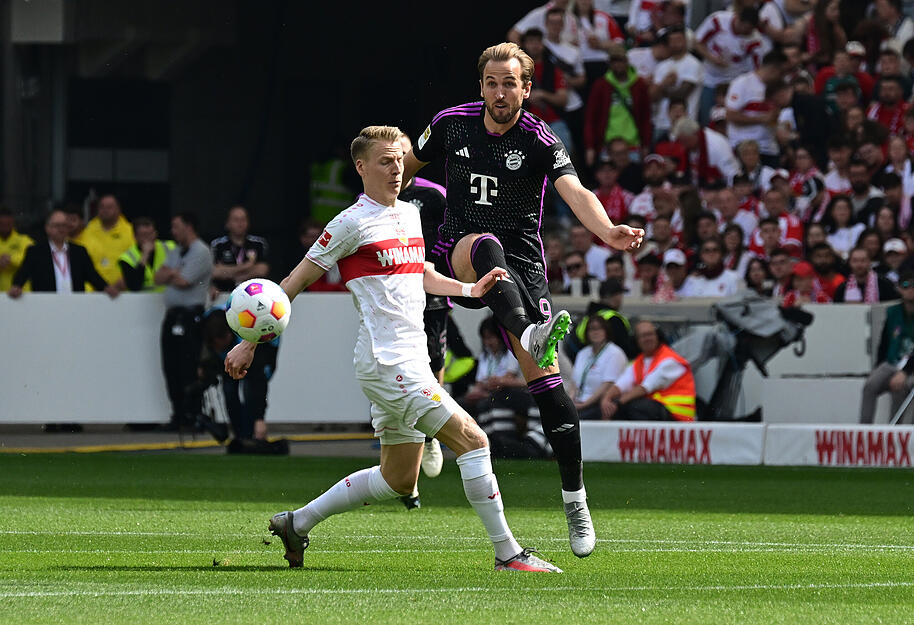 VfB Stuttgart im Topspiel gegen den FC Bayern München