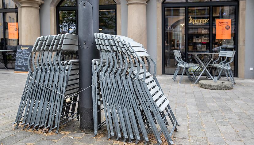 Wann kommt wieder mehr Leben in die Innenstadt? Die Teilnehmer des Stimme-Forums sehen den Sommer als Trendwende in der Pandemie.
Fotos: Andreas Veigel