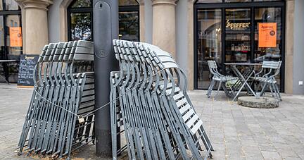 Wann kommt wieder mehr Leben in die Innenstadt? Die Teilnehmer des Stimme-Forums sehen den Sommer als Trendwende in der Pandemie.
Fotos: Andreas Veigel