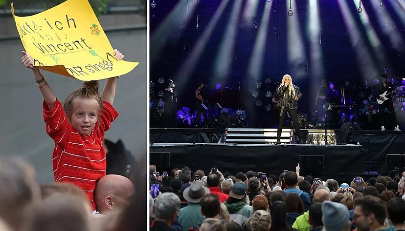 Für die neunjährige Layana Leonie  ging am Freitag ein Wunsch in Erfüllung: Sarah Connor sang mit ihr gemeinsam für ihre verstorbene Mutter.