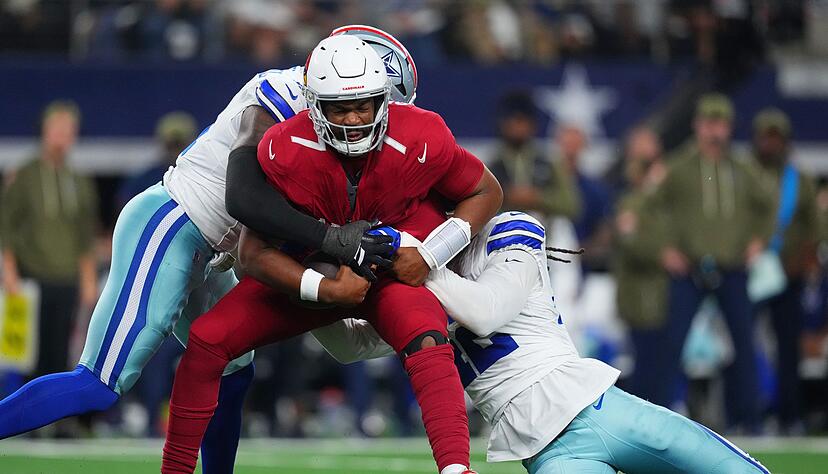 Quarterback Jacoby Brissett (M) führte die Cardinals zu einem unerwarteten Sieg.
