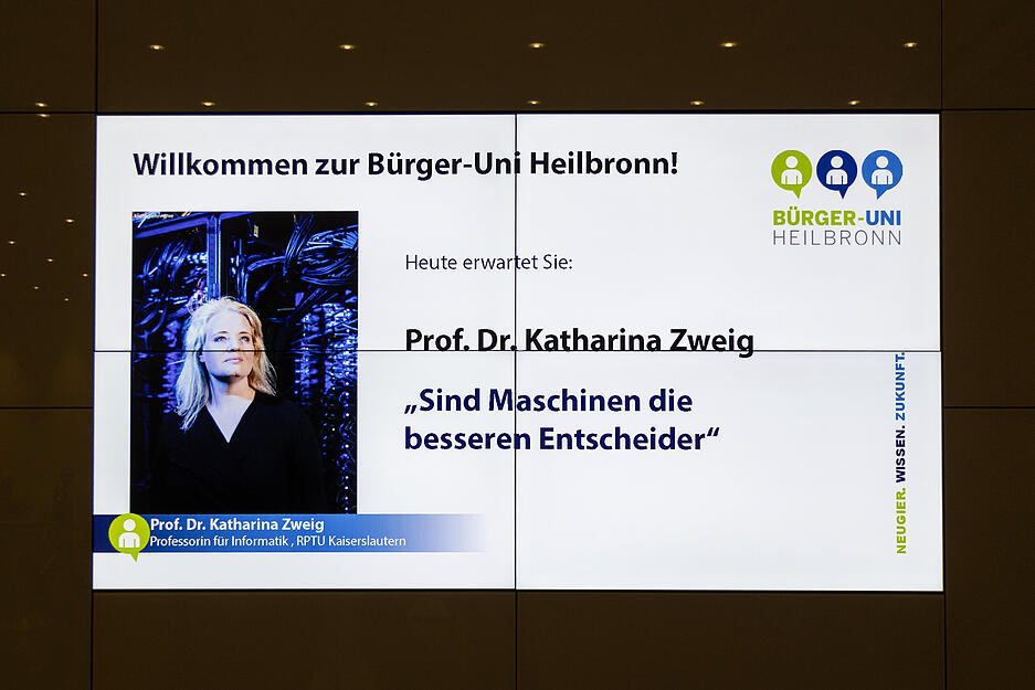 Wissenschaftliche Einblicke in Chancen und Grenzen von KI-Systemen gab es bei der jüngsten Bürger-Uni-Vorlesung in Heilbronn.