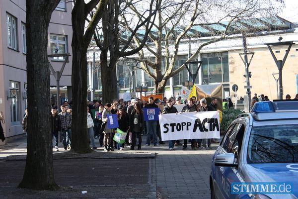 Anti-Acta-Demo Heilbronn | 25.02.