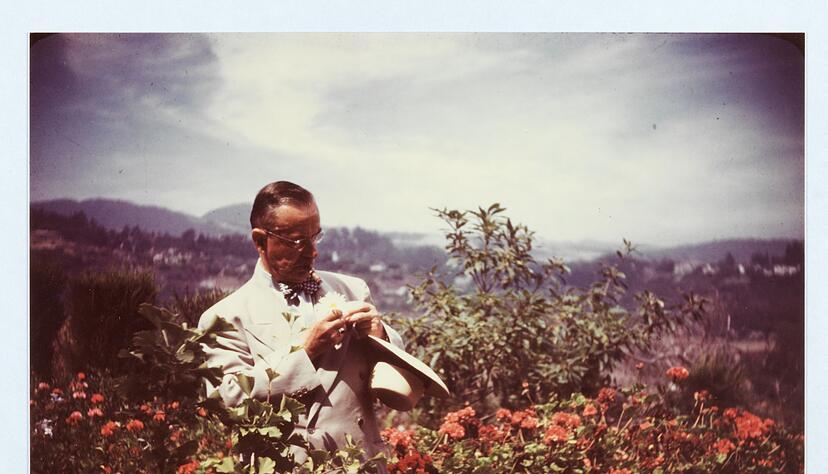 Thomas Mann in den 40er Jahren in Pacific Palisades.