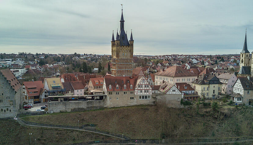 Der Blaue Turm ist das Wahrzeichen Bad Wimpfens. Foto: Manuel Maier Der Blaue Turm ist das Wahrzeichen Bad Wimpfens. Foto: Manuel Maier