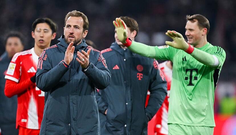 Bereit f&uuml;r das Topspiel: Harry Kane (l) und Manuel Neuer (r). (Archivbild)