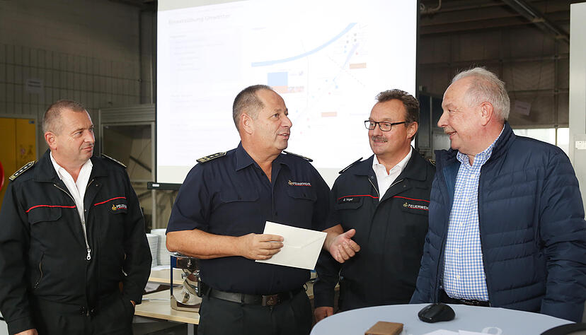 Unwetter-&Uuml;bung Feuerwehr Bad Friedrichshall mit Neckarsulm und Werksfeuerwehr Audi