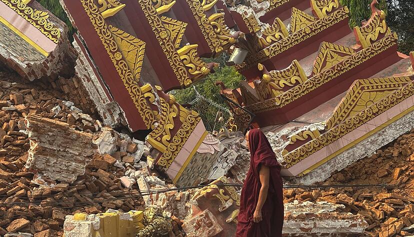 In den Regionen Sagaing und Mandalay wurden auch viele heilige Stätten zerstört. (Archivbild) In den Regionen Sagaing und Mandalay wurden auch viele heilige Stätten zerstört. (Archivbild)