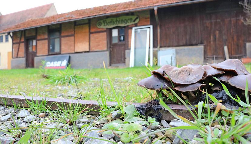 Der ehemalige Bahnhof in Berlichingen im Jahr 2022.