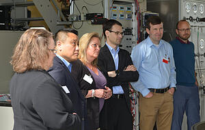 Besichtigung der Produktion und Testanlagen.