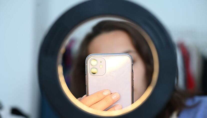 Das Licht stimmt schon mal: Viele Kinder tr&auml;umen von einer Karriere als Influencer.