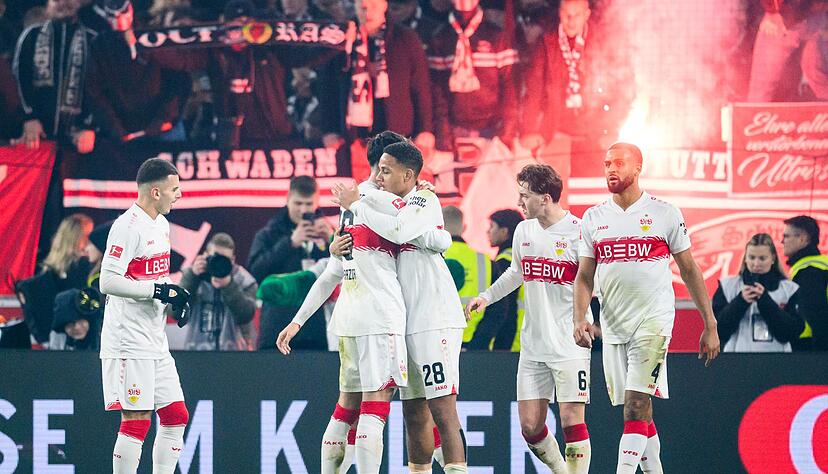 Sp&auml;ter Stuttgarter Siegtorsch&uuml;tze: Nikolas Nartey (M.).