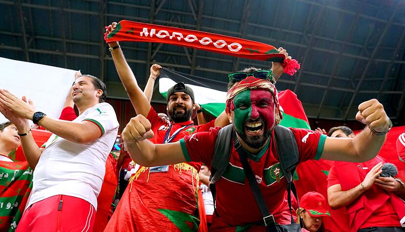 Auch bei der WM 2026 dabei: Marokko und seine Fans. Auch bei der WM 2026 dabei: Marokko und seine Fans.