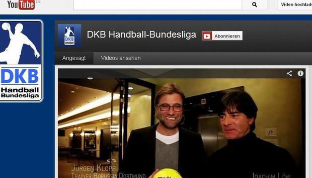 Auch J&uuml;rgen Klopp und Joachim L&ouml;w machen den DHB-Jungs vor dem Spiel gegen Spanien Mut. Foto: Youtube