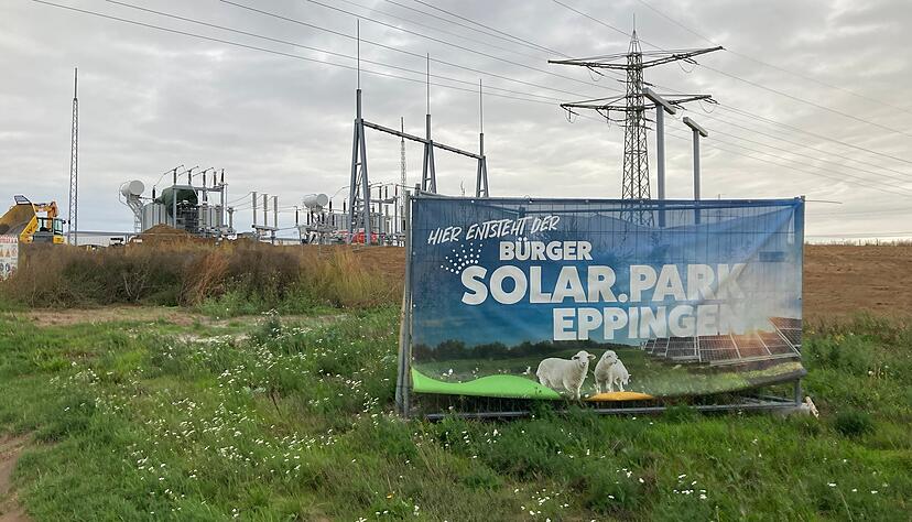 Der Bürgersolarpark Eppingen wird von der Bürgerenergiegenossenschaft (BEG) Kraichgau zwischen Eppingen und Richen gebaut.