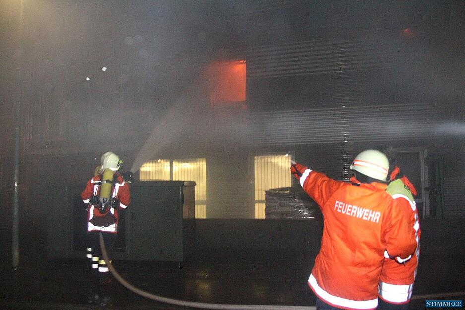 Brand in Wolpertshausen