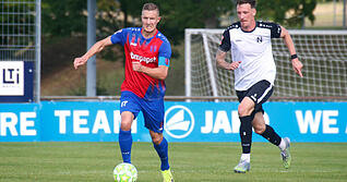 Für FSV-Kapitän Sebastian Schiek gab es ein Sonderlob.
Foto: Marc Schmerbeck