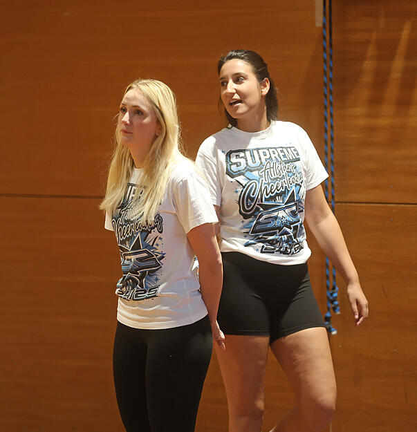 Die Cheerleader der Sport-Union Neckarsulm beim Training – das Team hat große Ziele.