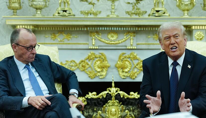 US-Pr&auml;sident Trump greift Bundeskanzler Merz an. (Archivfoto)