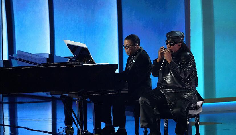 Herbie Hancock und Stevie Wonder ber&uuml;hrten die Zuschauer.