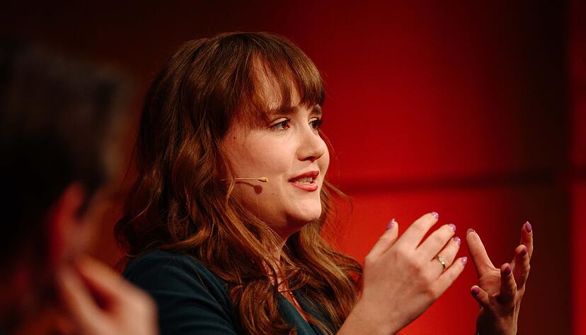 Ex-Gr&uuml;nen-Chefin Ricarda Lang ist f&uuml;r ein Recht auf Homeoffice und eine &Uuml;bergewinnsteuer. (Archivbild)