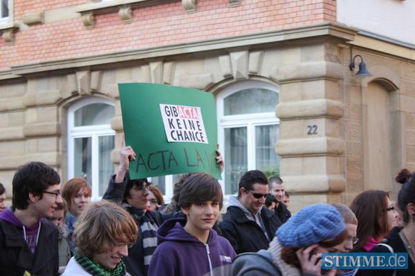 Anti-Acta-Demo Heilbronn | 25.02.