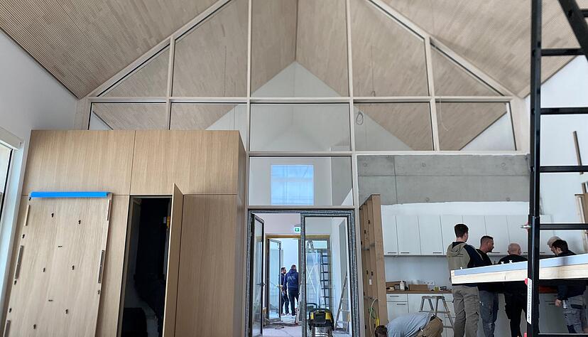 Der neue Sitzungssaal ist ein Hingucker. Er soll auf verschiedene Art und Weise genutzt werden.