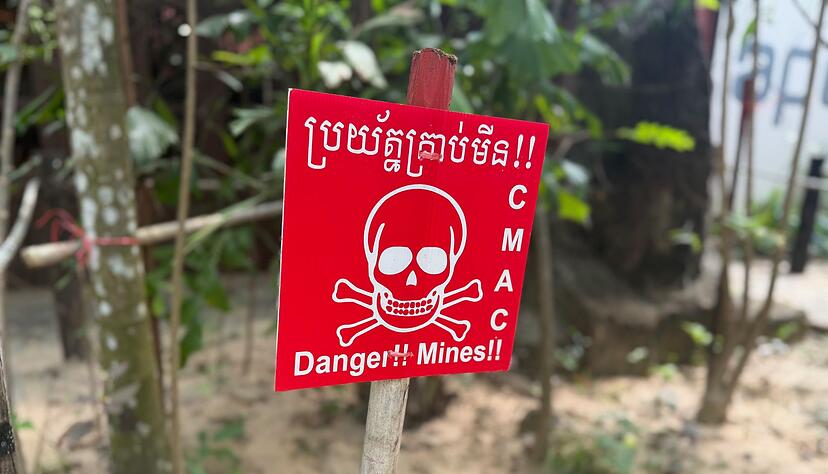 Bis heute lauern in Kambodscha viele Minen im Boden.
