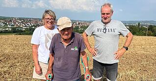 Gail, Gerhard und Eugen Schäfer sind in Ilsfeld tief verwurzelt. Die Landwirtschaft ist ihr Leben.