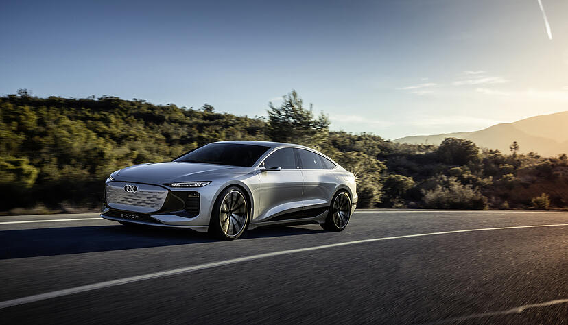 Audi setzt verstärkt auf E-Autos wie den A6 E-Tron, der im Jahr 2023 an den Start. Foto: Audi