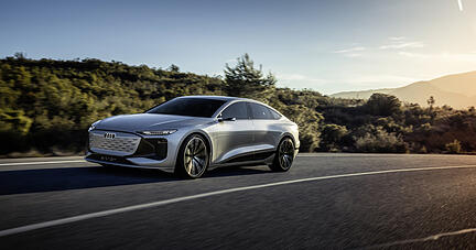 Audi setzt verstärkt auf E-Autos wie den A6 E-Tron, der im Jahr 2023 an den Start. Foto: Audi Audi setzt verstärkt auf E-Autos wie den A6 E-Tron, der im Jahr 2023 an den Start. Foto: Audi